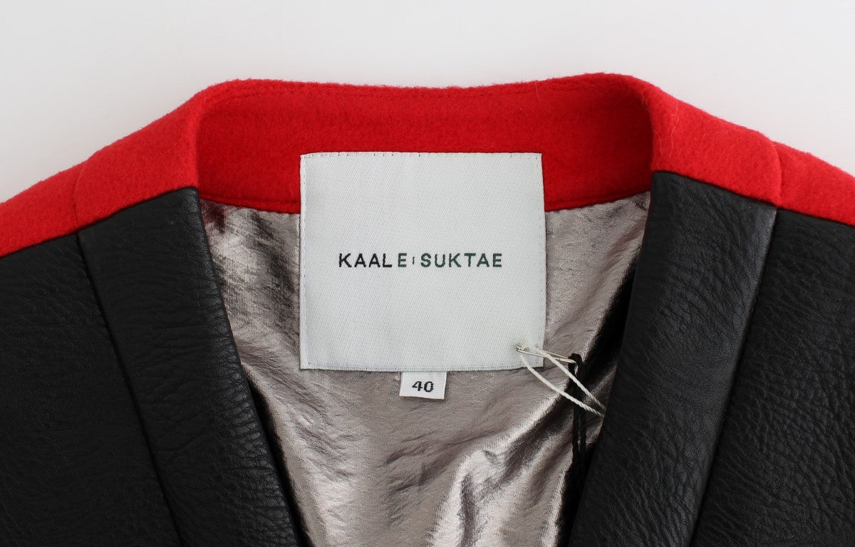 KAALE SUKTAE Black Short Coat Bomber Jacket